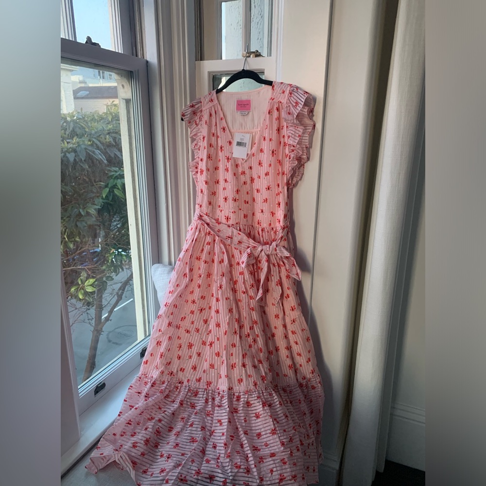 Kate Spade pink floral dress size 2, NWT new with tags